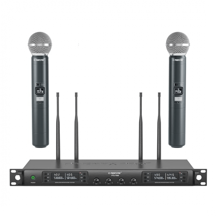 Two Wireless Microphone System